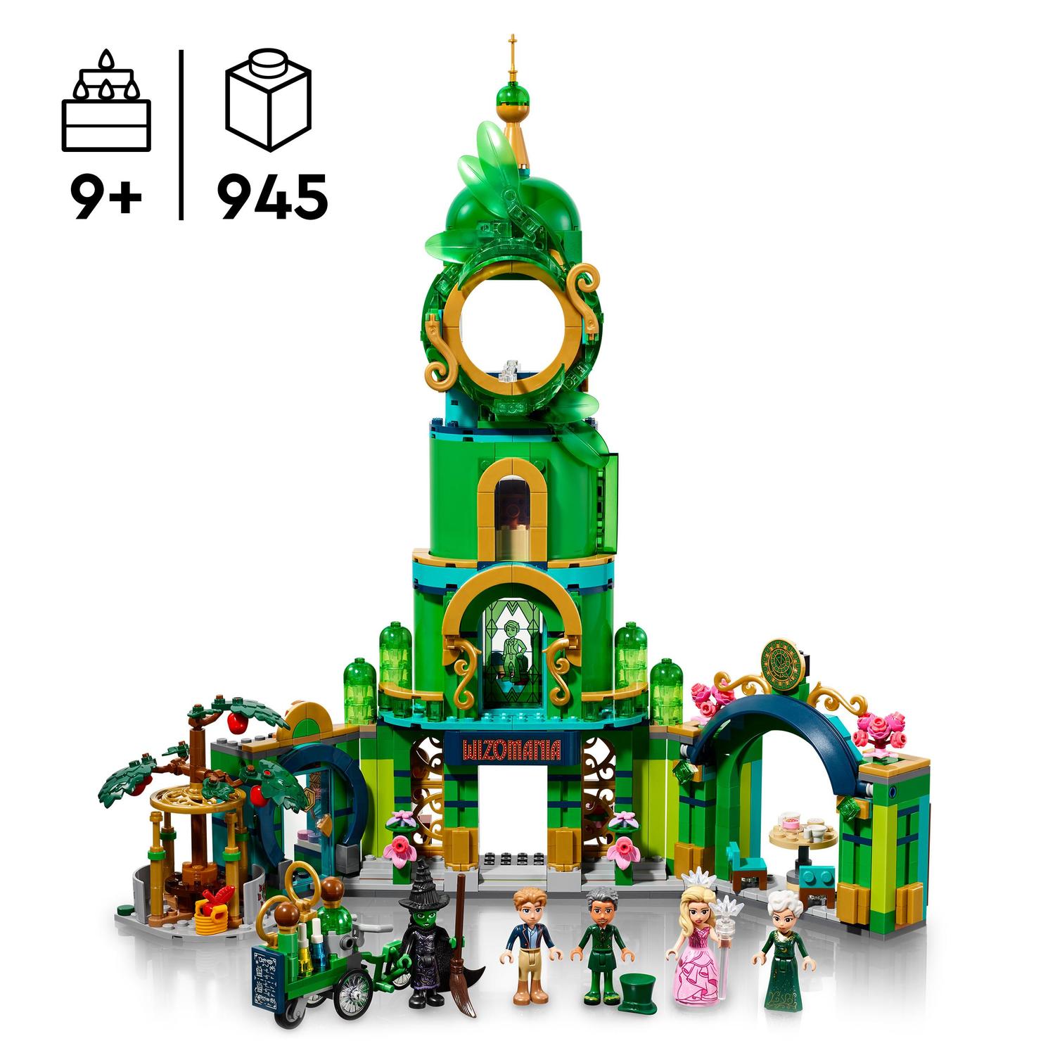 Voir la diapositive 3 : LEGO LEGO® Wicked 75684 Bienvenue à Emerald City - Jouet à Collectionner avec Glinda et Elphaba