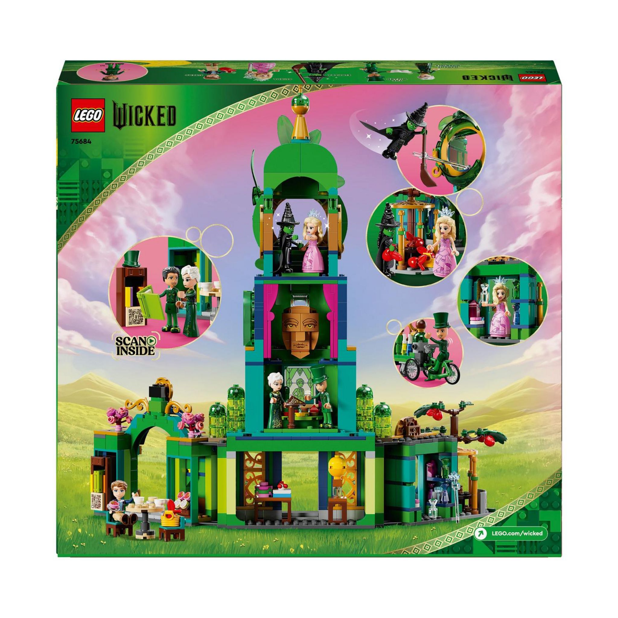 Voir la diapositive 8 : LEGO Wicked 75684 - Bienvenu dans la cité d'Émeraude