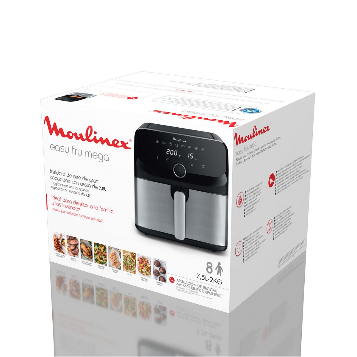 MOULINEX Friteuse électrique sans huile à air chaud Easy Fry EZ855D20 - Noir