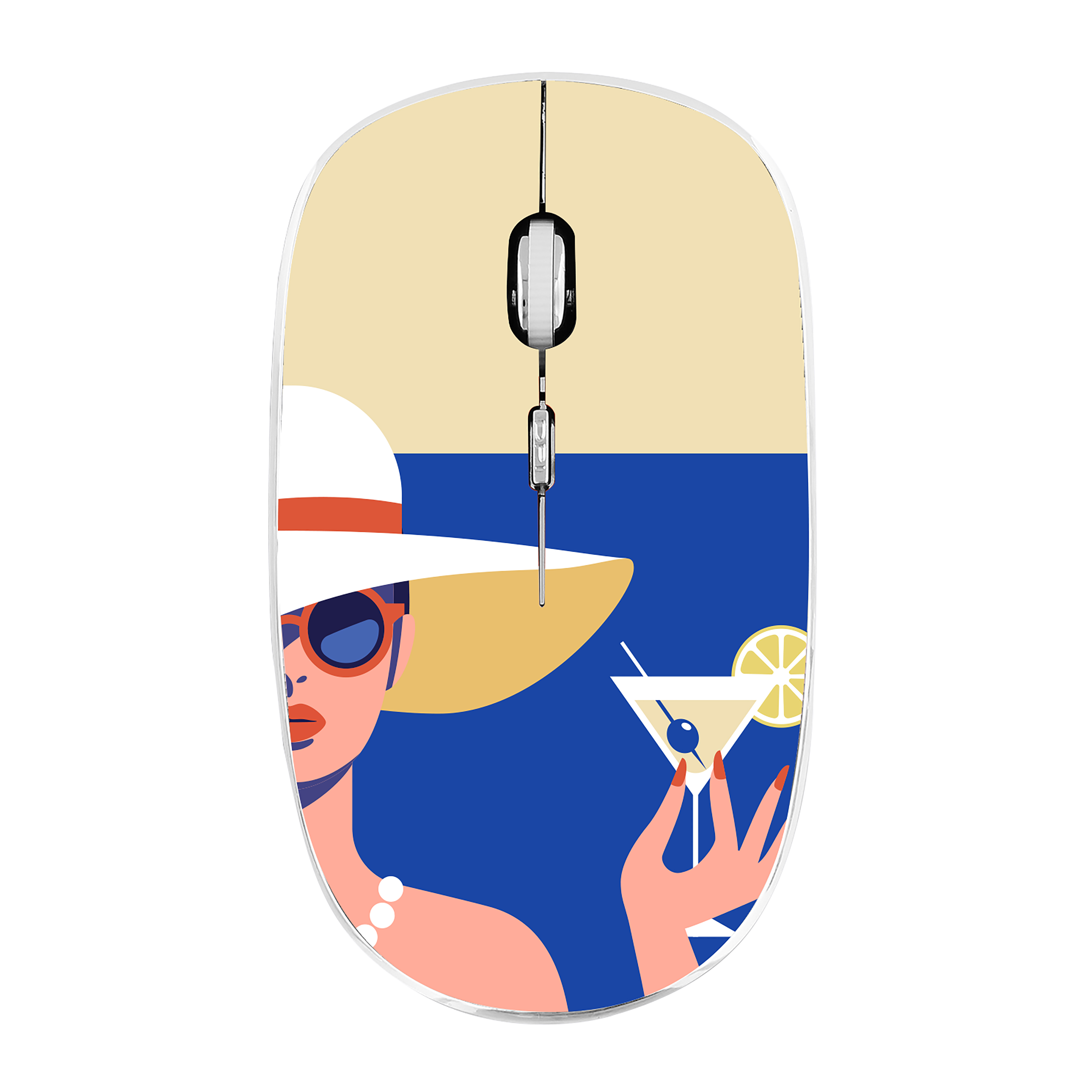Voir la diapositive 3 : TNB Souris SF - Tapis de souris Cocktail