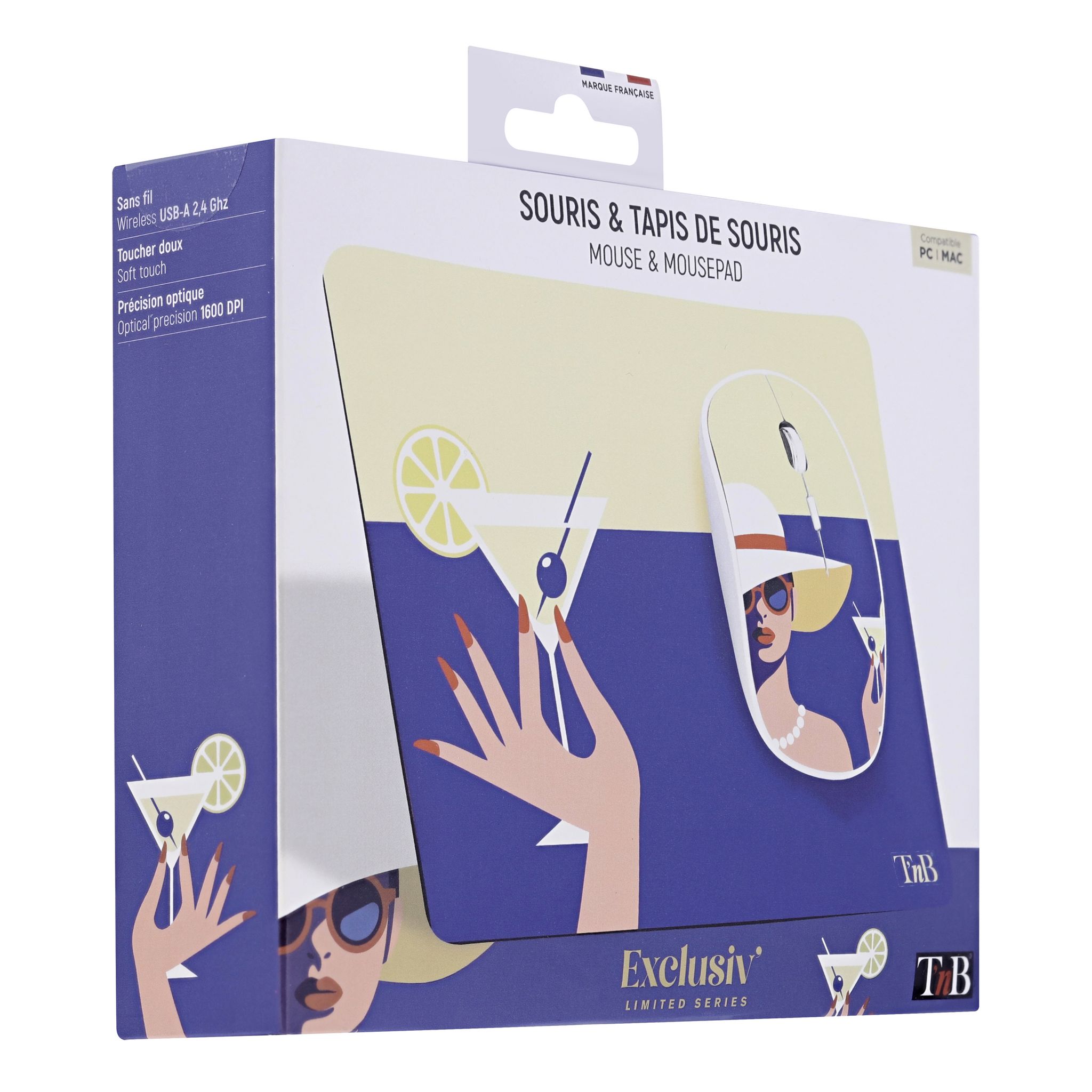 Voir la diapositive 5 : TNB Souris SF - Tapis de souris Cocktail