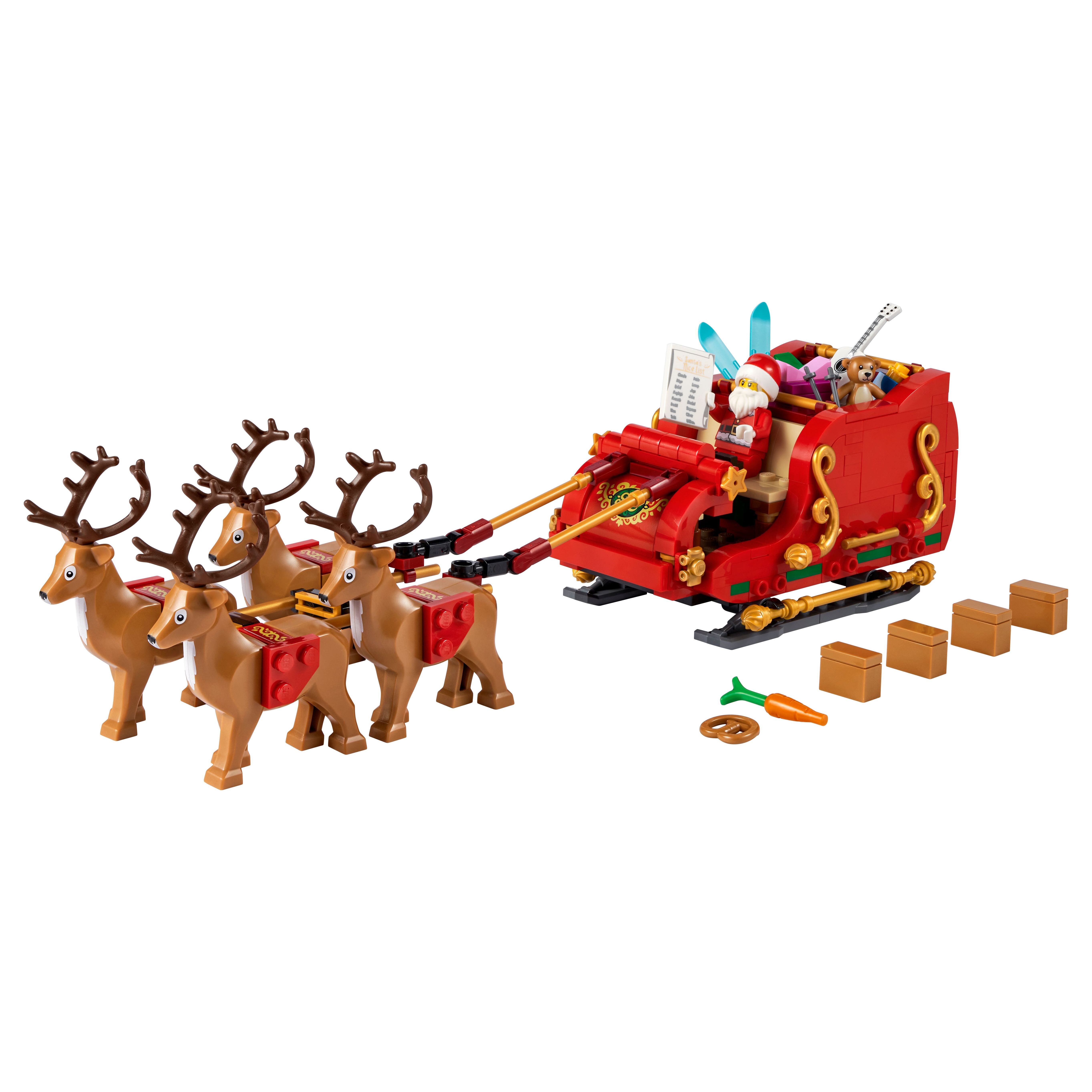 Voir la diapositive 2 : LEGO 40499 - Traineau du Père Noel, décoration de Noel 