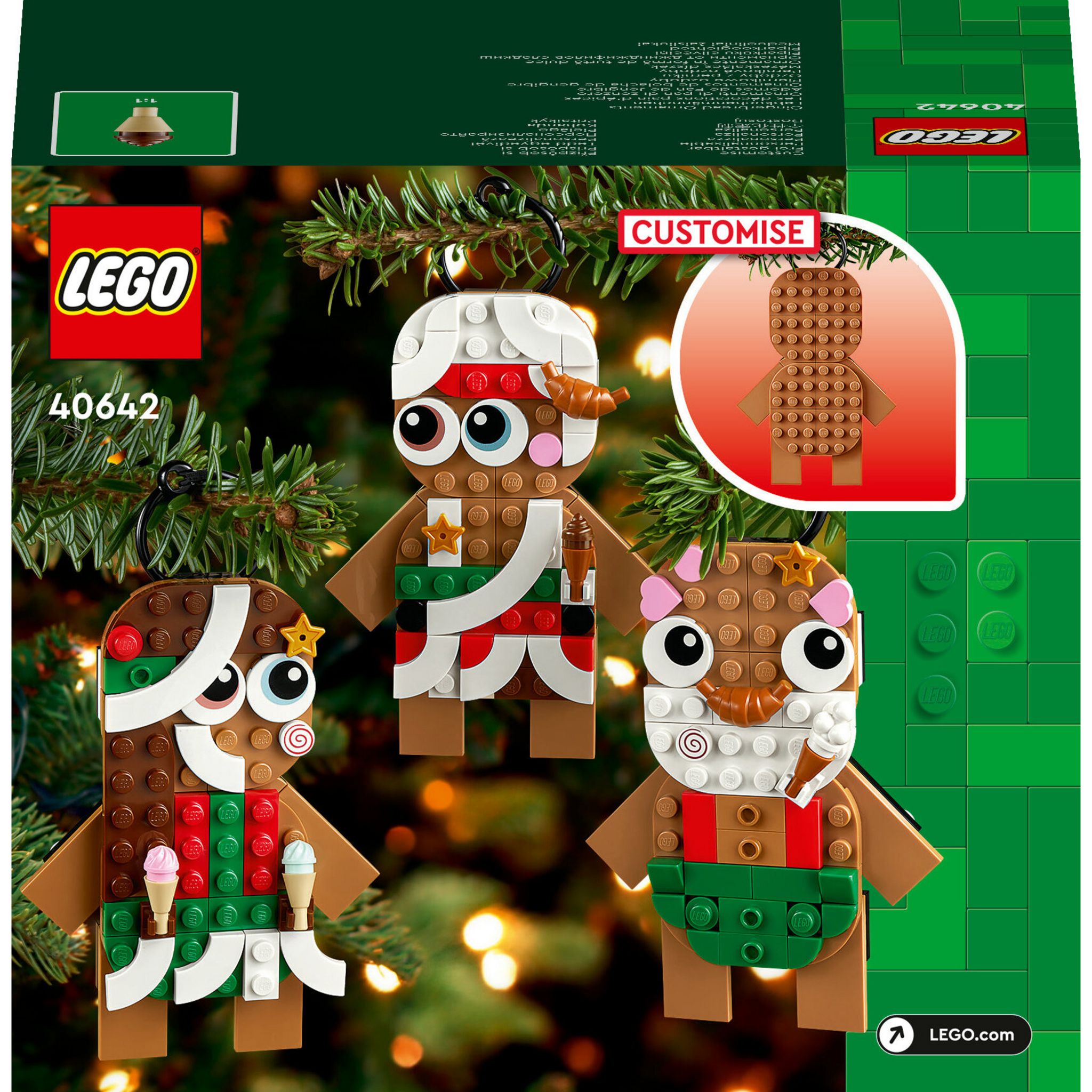 Voir la diapositive 7 : LEGO Creator 40642 - Les décorations de Noël Pain d'épices