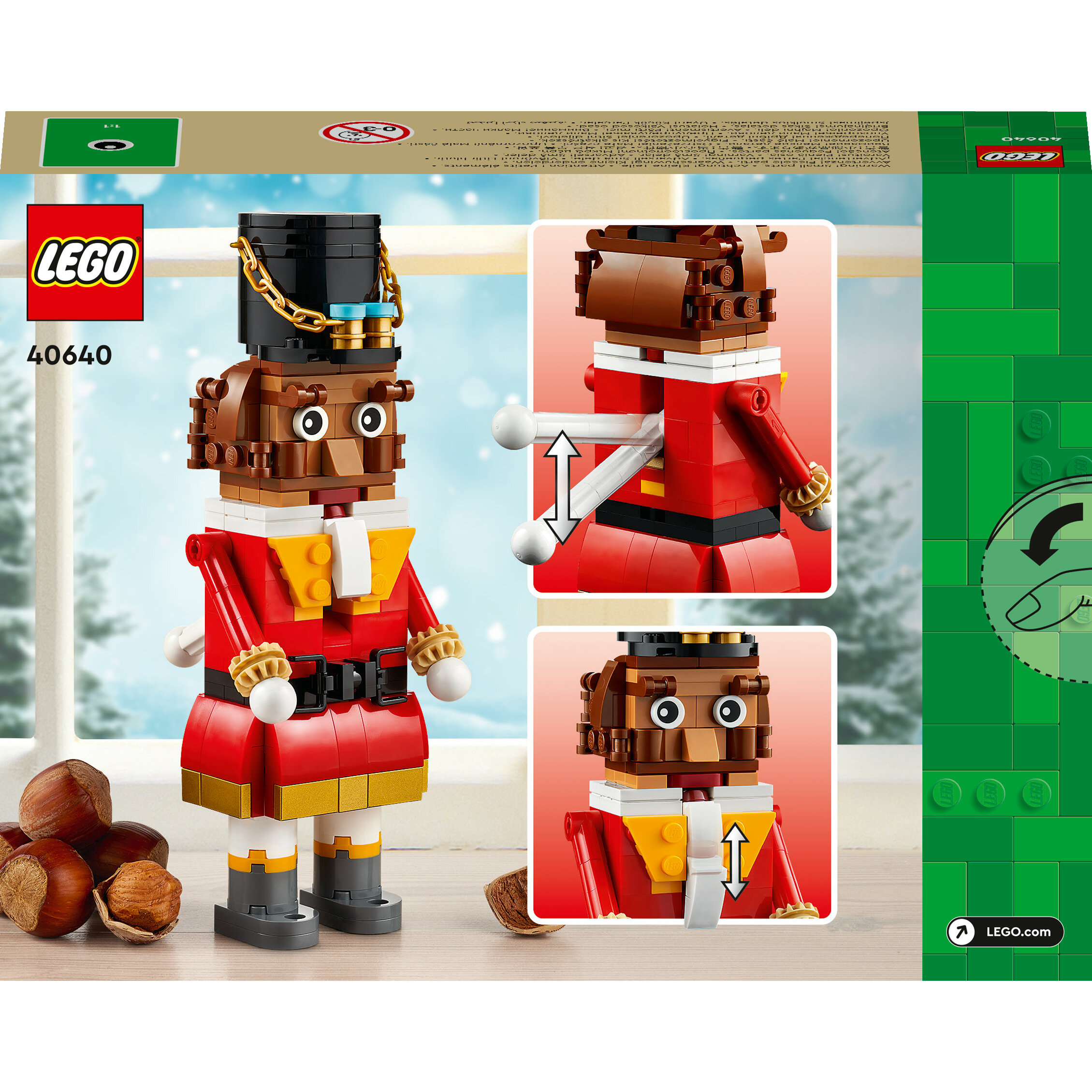 Voir la diapositive 7 : LEGO 40640 - Le Casse-Noisettes, décoration de Noël