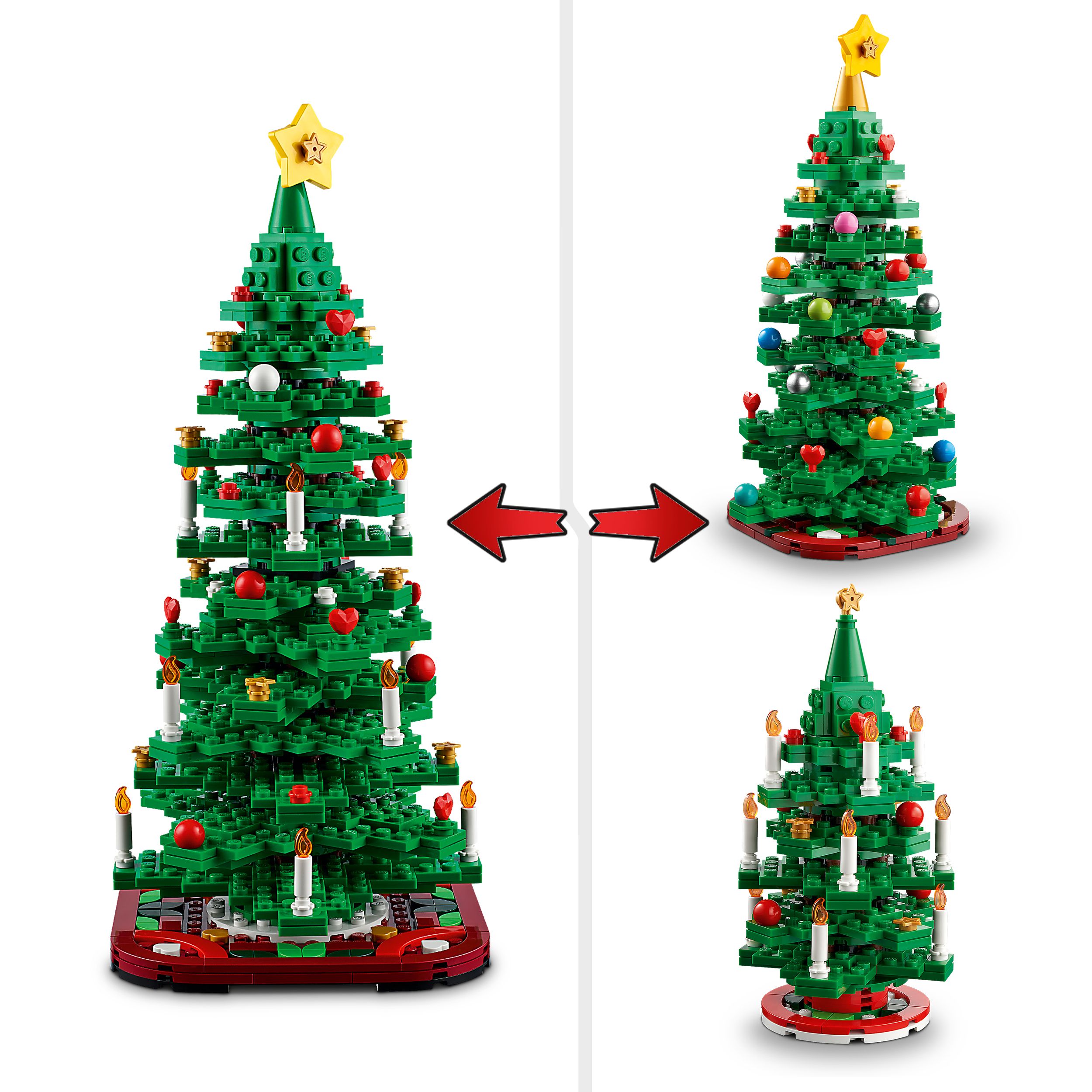 Voir la diapositive 4 : LEGO 40573 - La sapin de Noël, décoration de Noël 
