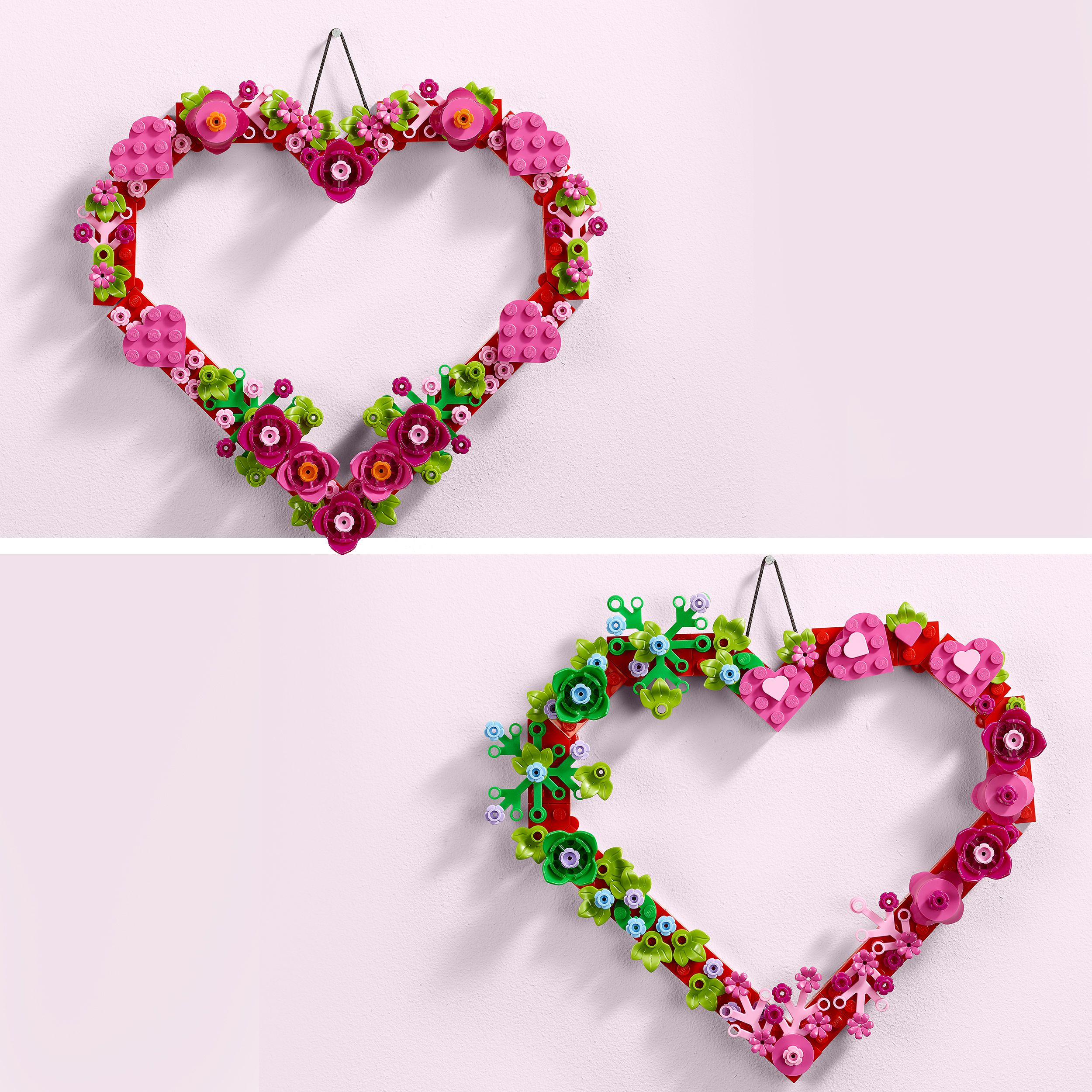 Voir la diapositive 4 : LEGO LEGO 40638 Décoration en Forme de Cœur - Jouet dès 9 ans - Activité Manuelle avec Fleurs