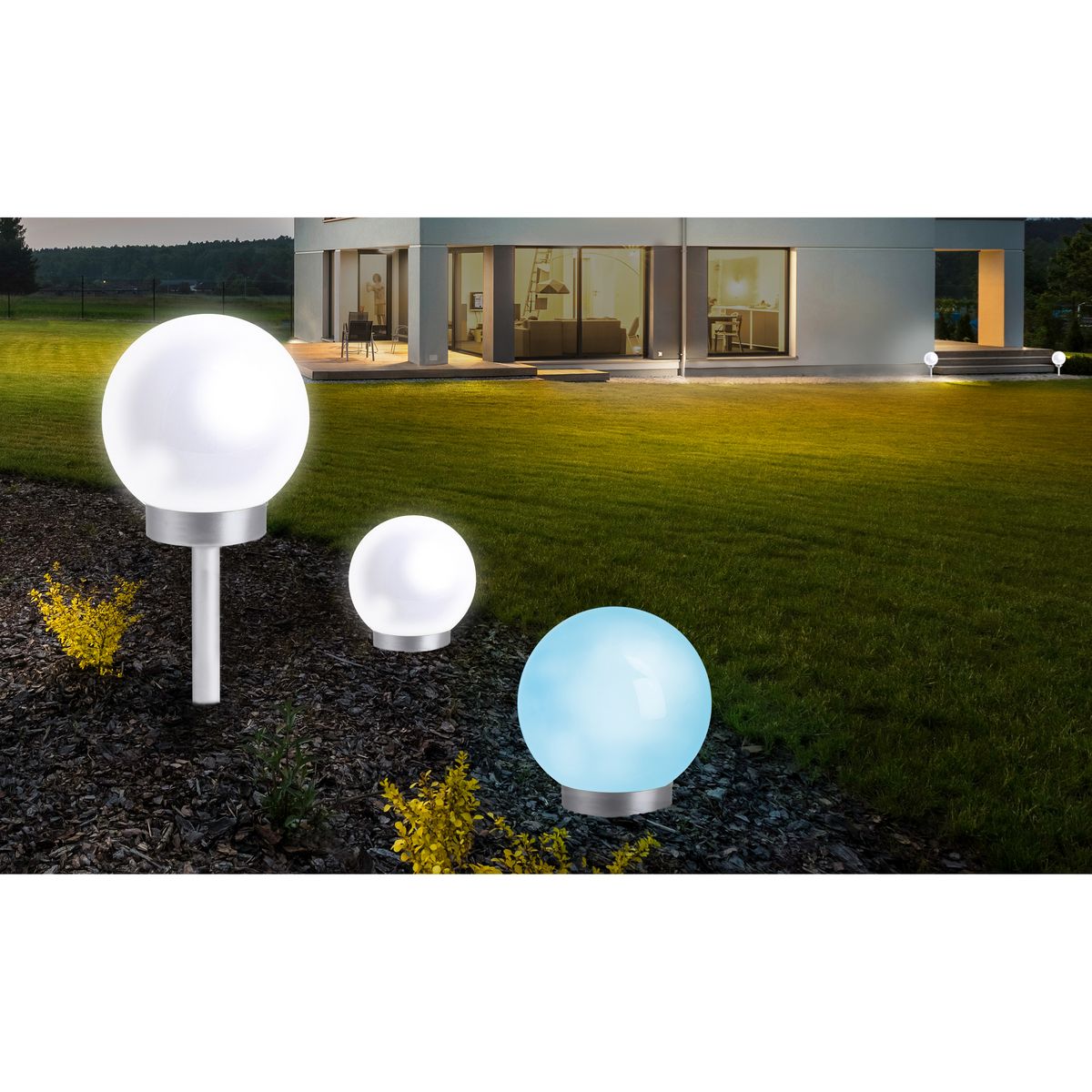 Lampe boule solaire 20cm COMETE