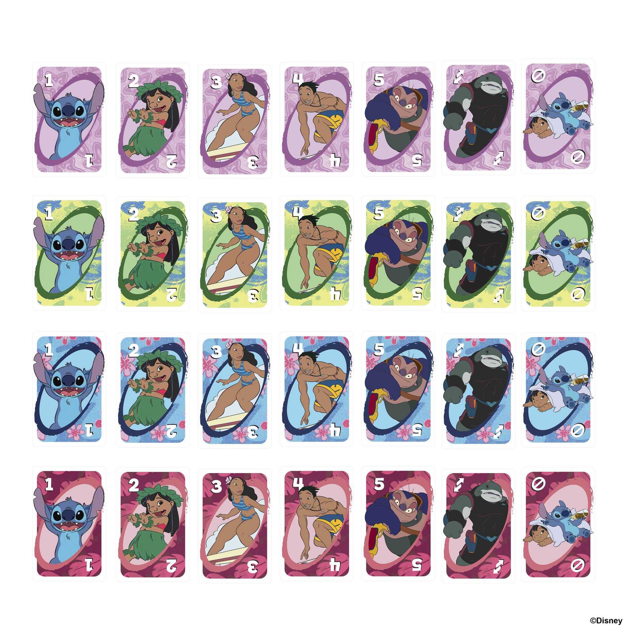 Voir la diapositive 2 : MATTEL Jeu Uno Lilo & Stitch
