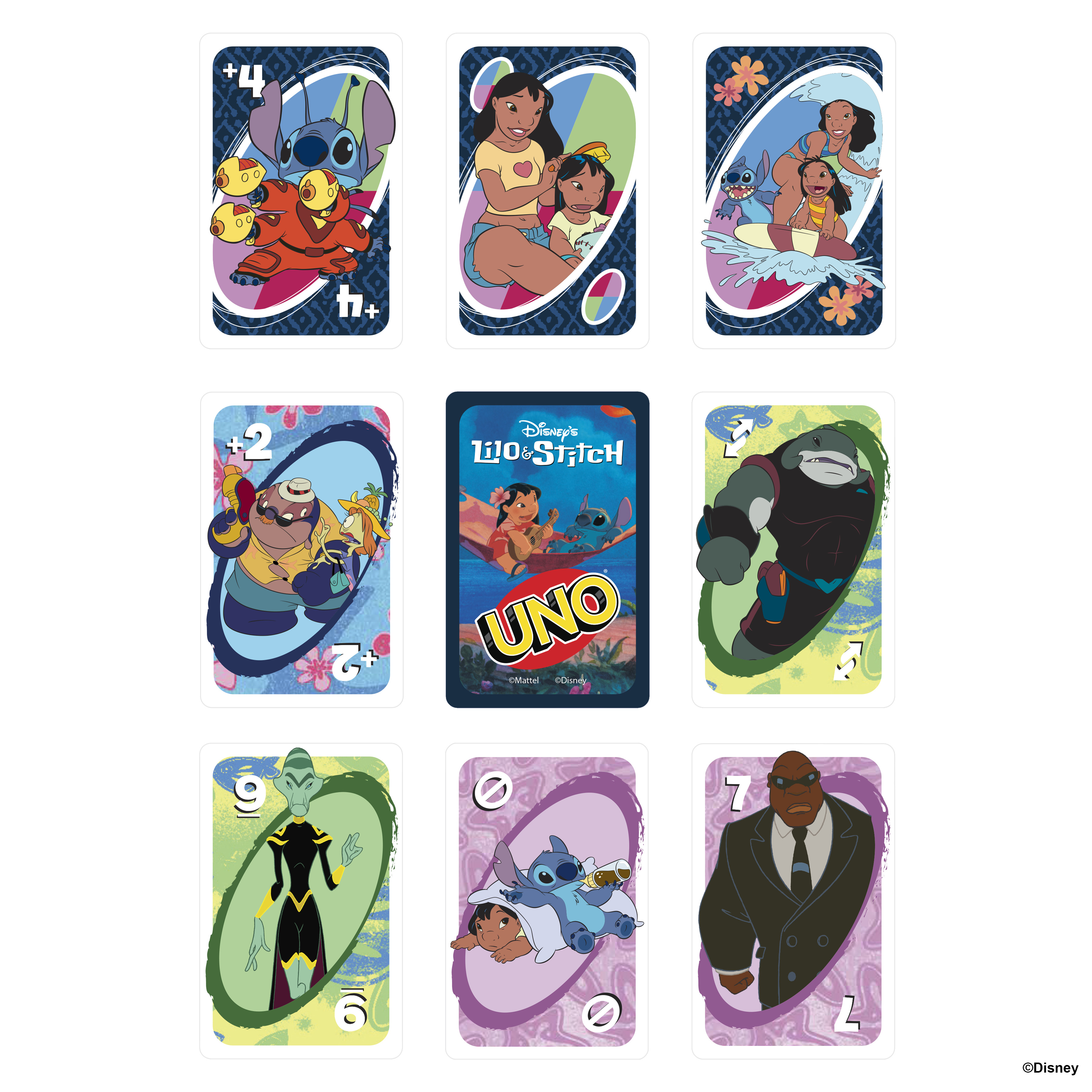Voir la diapositive 3 : MATTEL Jeu Uno Lilo & Stitch