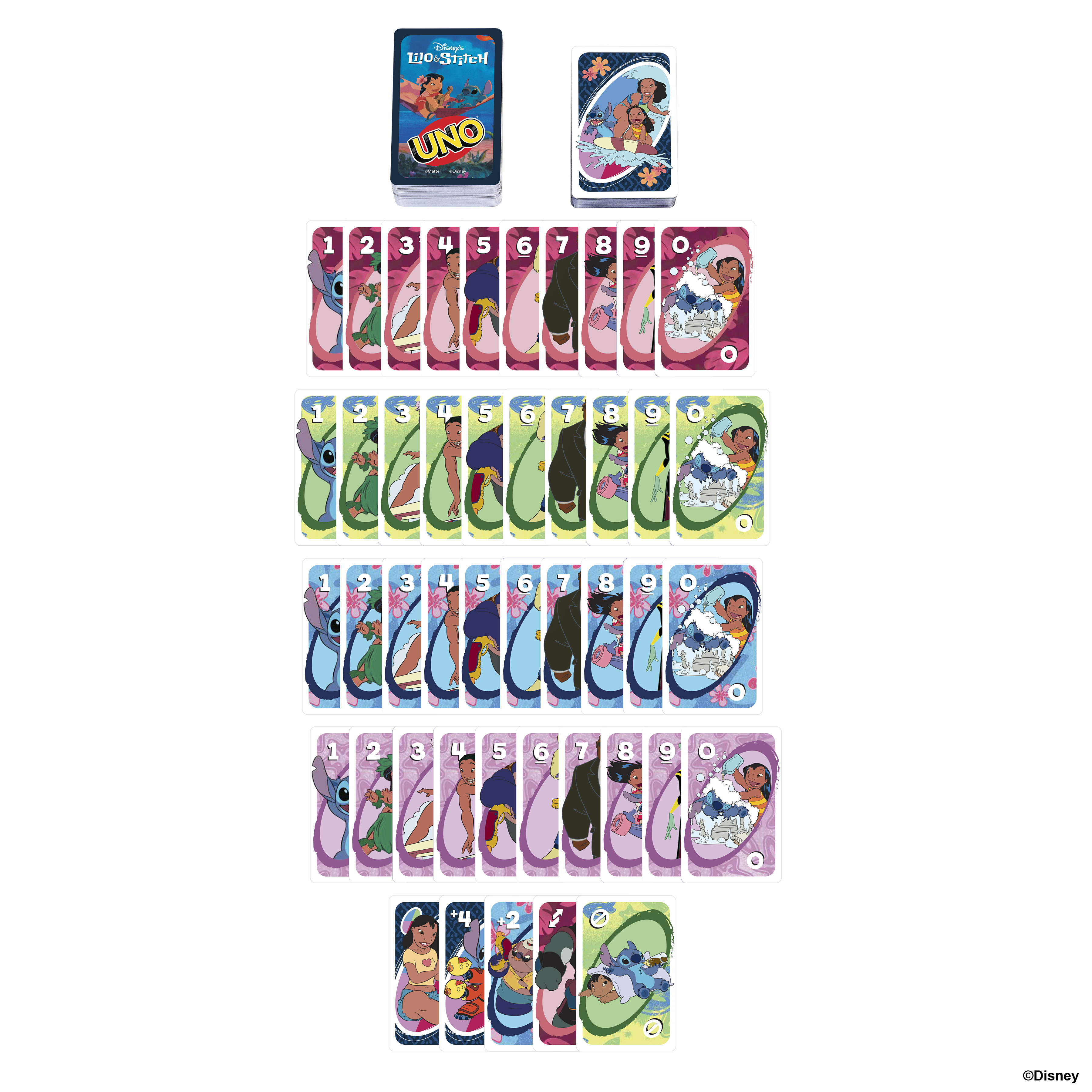 Voir la diapositive 5 : MATTEL Jeu Uno Lilo & Stitch