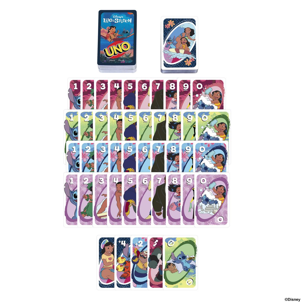 MATTEL Jeu Uno Lilo & Stitch