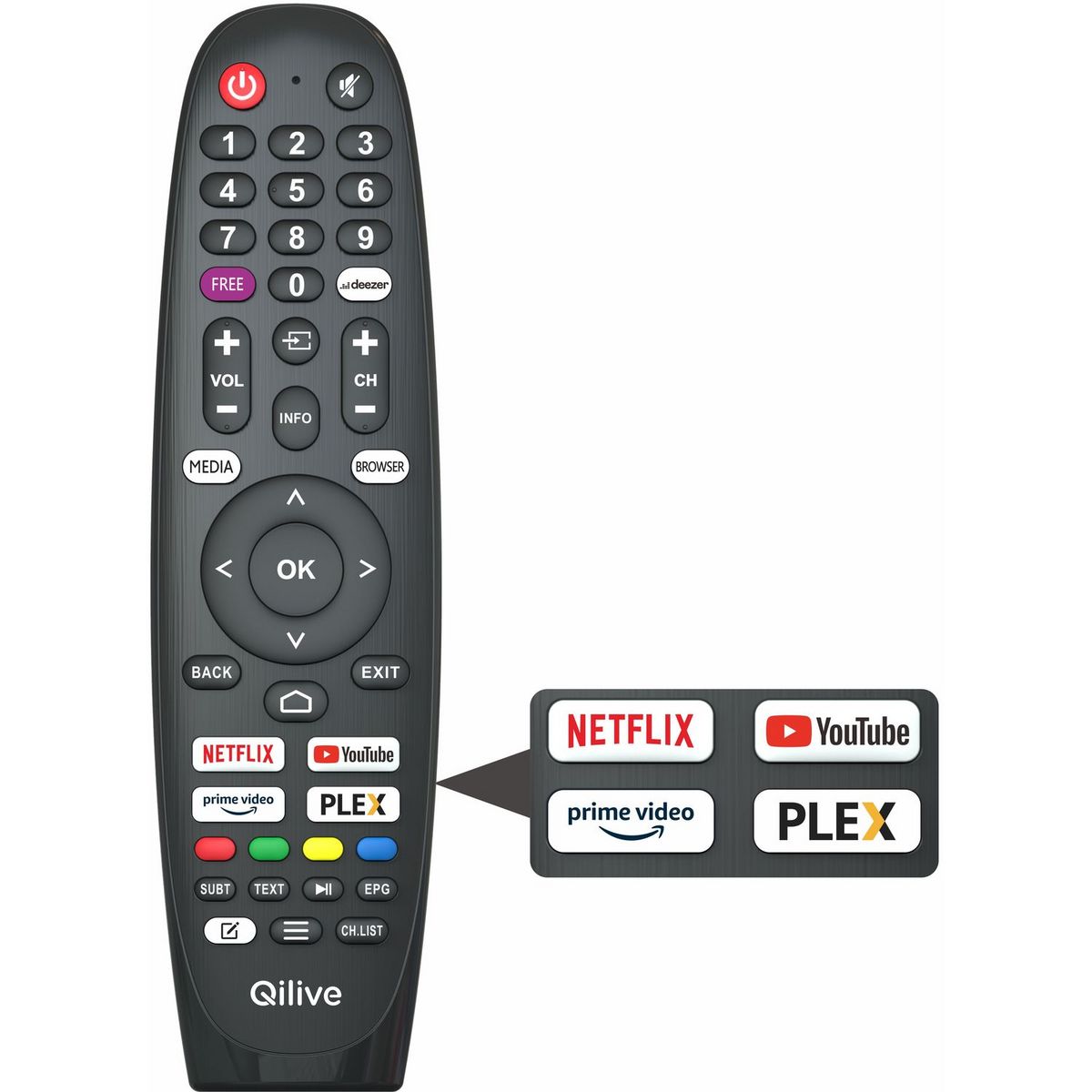 QILIVE TV HD LED Smart TV Q24HS241B