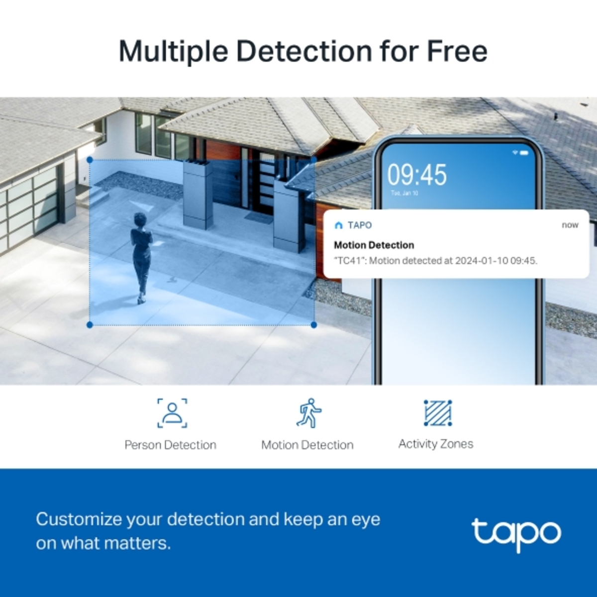 Voir la diapositive 6 : TP-LINK Caméra de surveillance TAPO TC41 - Blanc