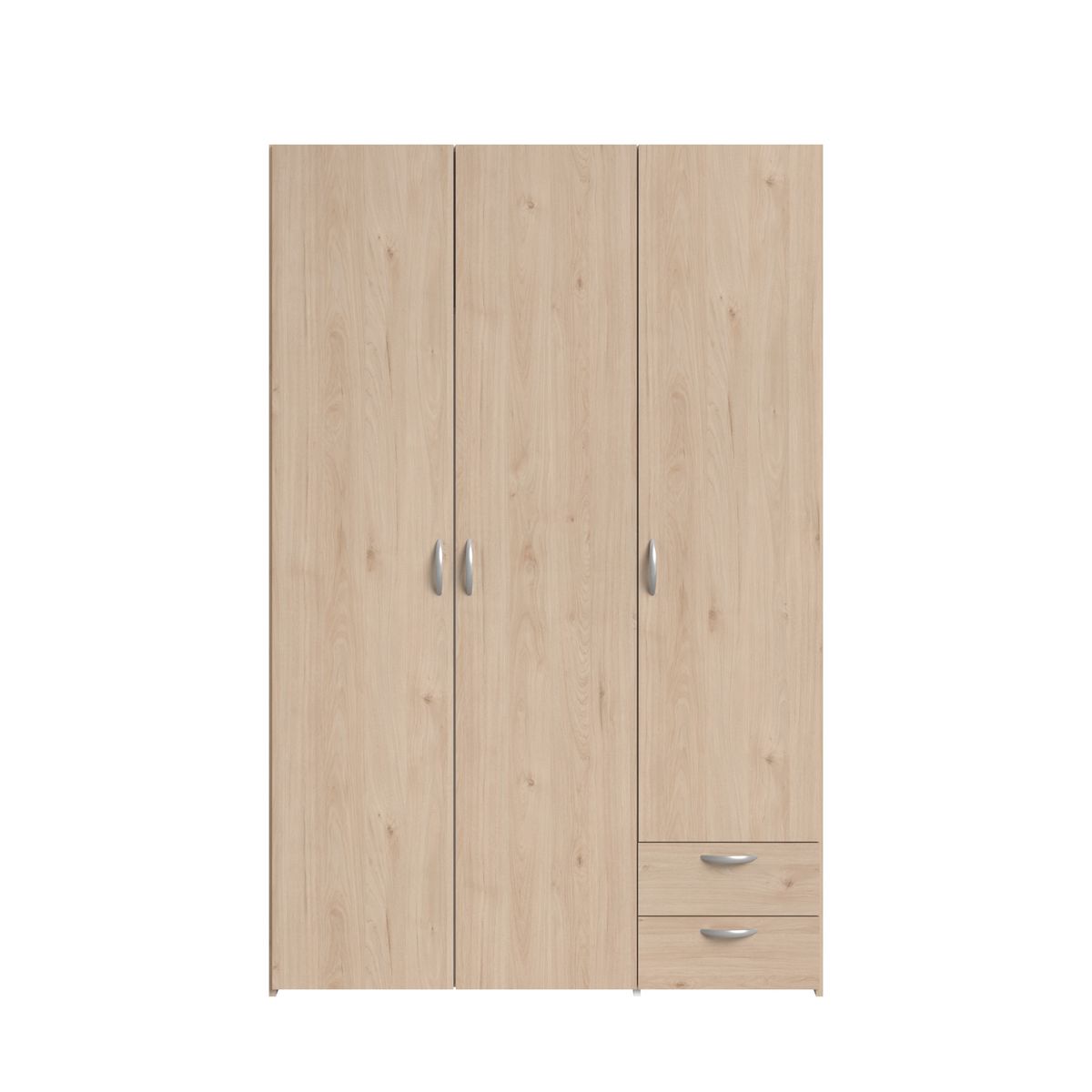 Armoire 3 portes 2 tiroirs L120cm DAISY
