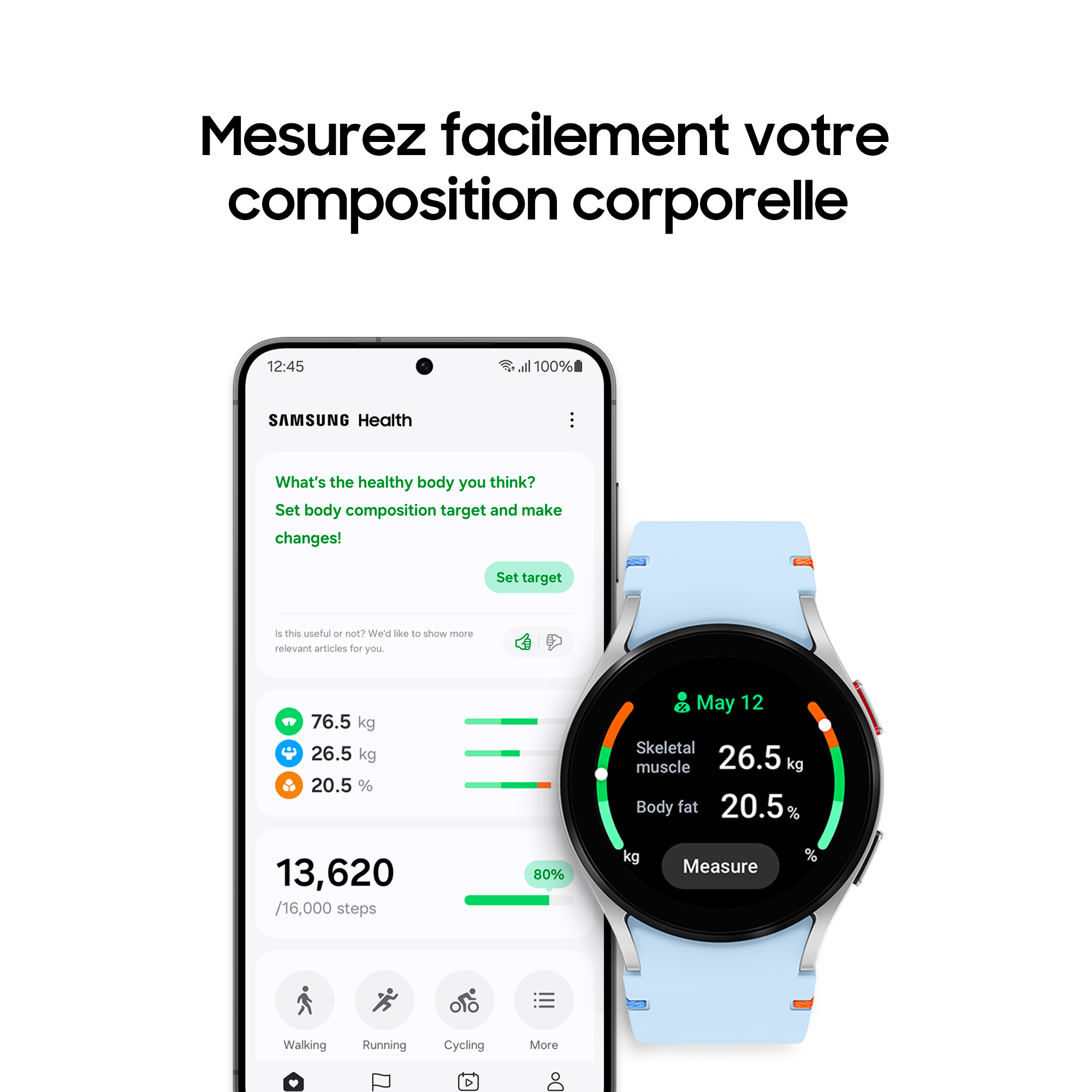 Voir la diapositive 6 : SAMSUNG Montre connectée Watch FE - Noir