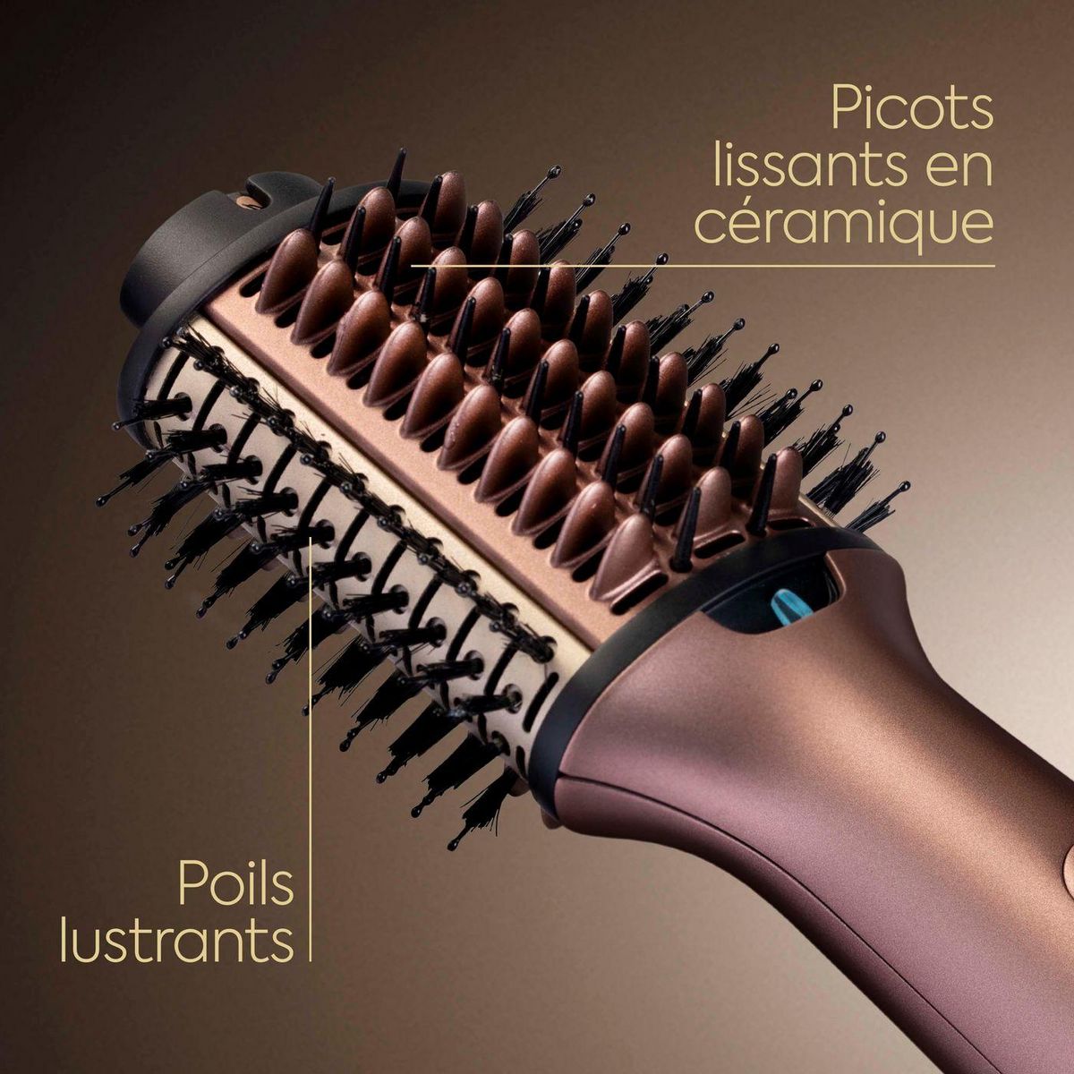 BABYLISS Brosse soufflante Air Volume AS95E - Rose gold