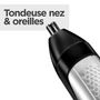 Voir la diapositive 9 : BABYLISS Tondeuse barbe T812E - Noir