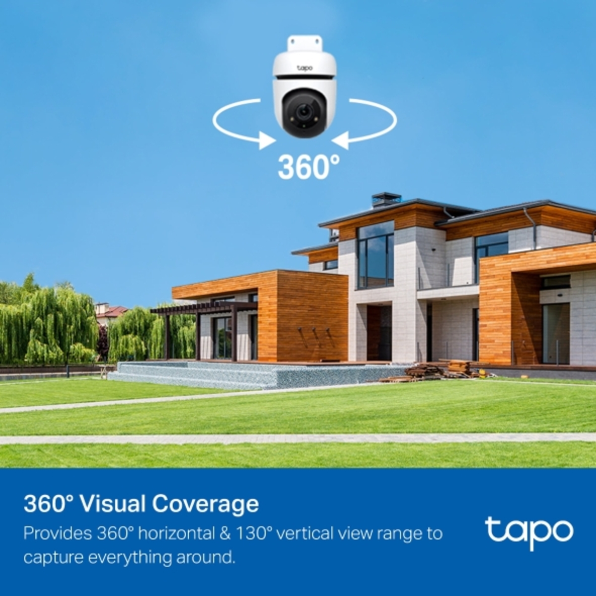 Voir la diapositive 6 : TP-LINK Caméra de surveillance TAPO TC40 - Blanc