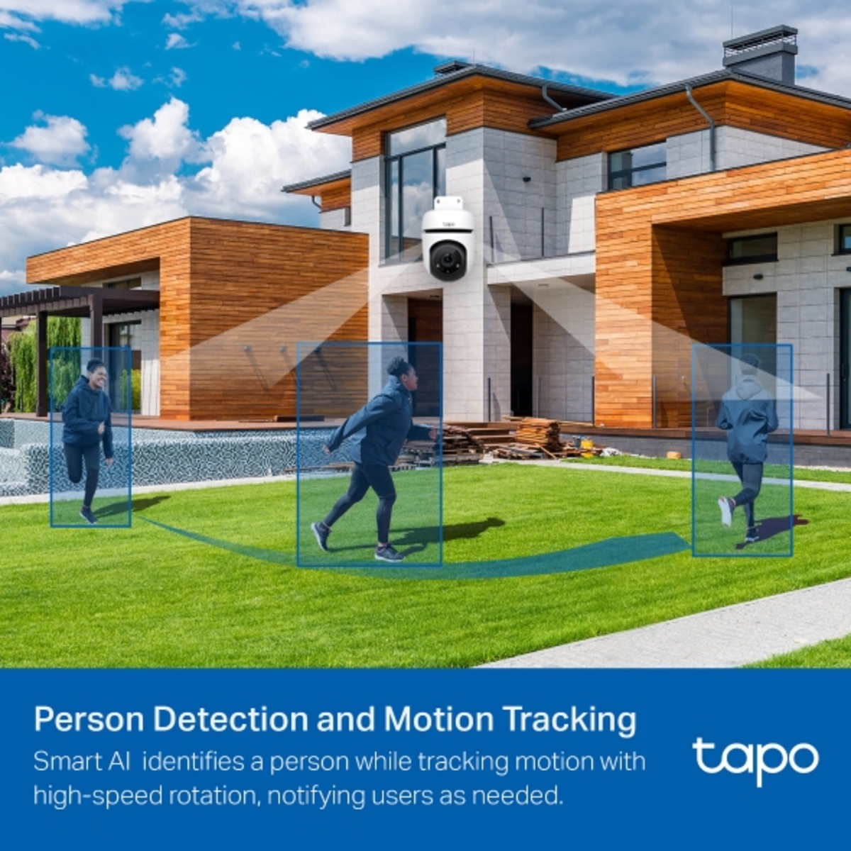 Voir la diapositive 7 : TP-LINK Caméra de surveillance TAPO TC40 - Blanc