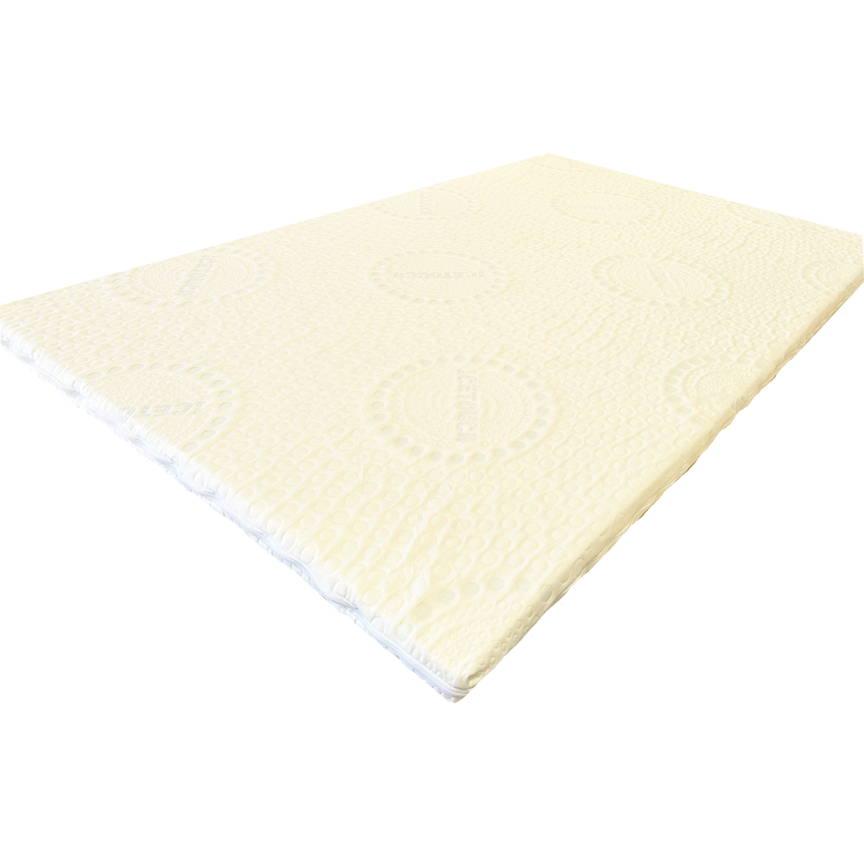 Voir la diapositive 2 : Matelas bébé de voyage roulé en bambou ép: 5 cm 60 x 120 cm ICE TOUCH