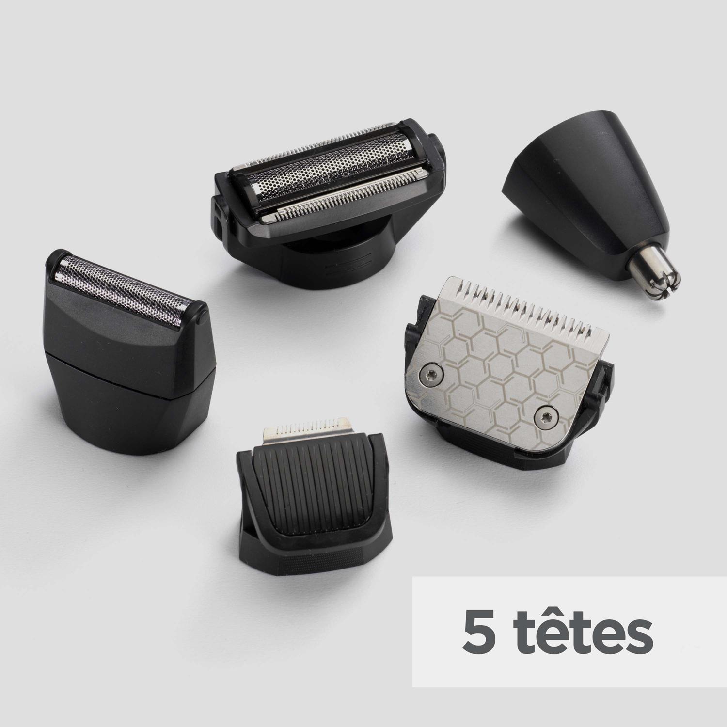 Voir la diapositive 4 : BABYLISS Tondeuse multifonction 12 en 1 MT987E - Gris