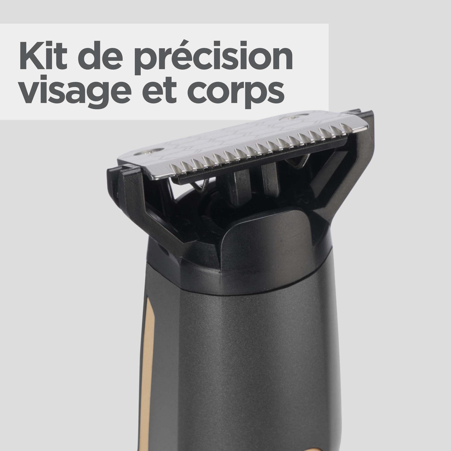 Voir la diapositive 9 : BABYLISS Tondeuse multifonction 12 en 1 MT987E - Gris