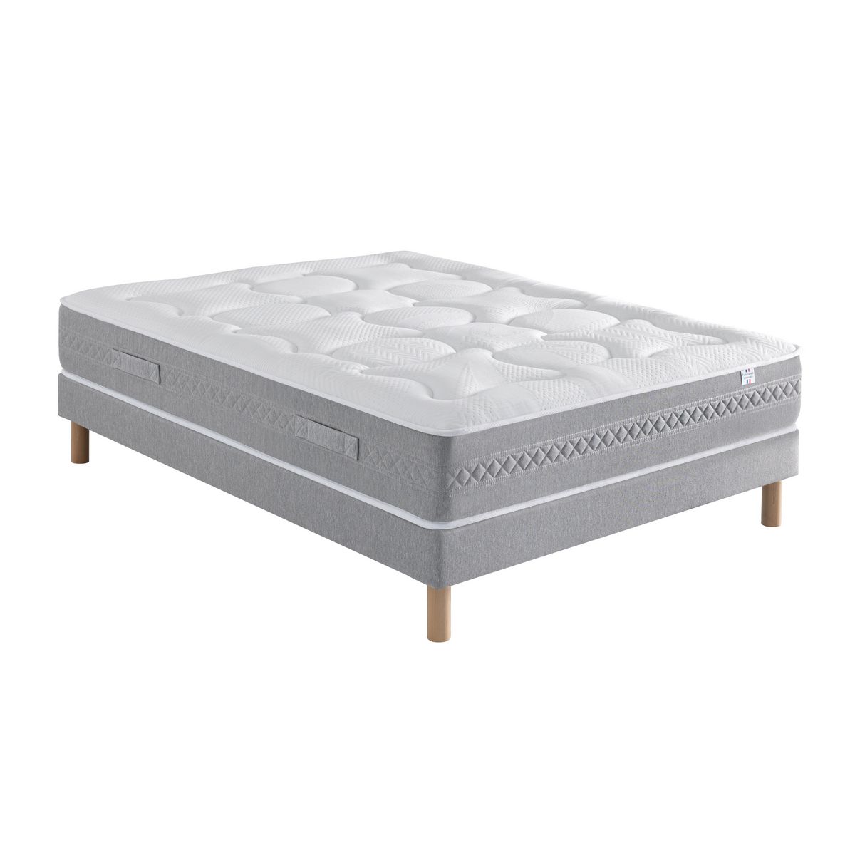 Matelas 7 zones 100% Latex 85 kg/m3 ép: 23 cm 160x200 cm LATEXIA 2