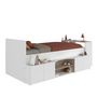 Voir la diapositive 16 : Lit combiné 90x190 / 90x200 cm avec bureau et rangements CLEO