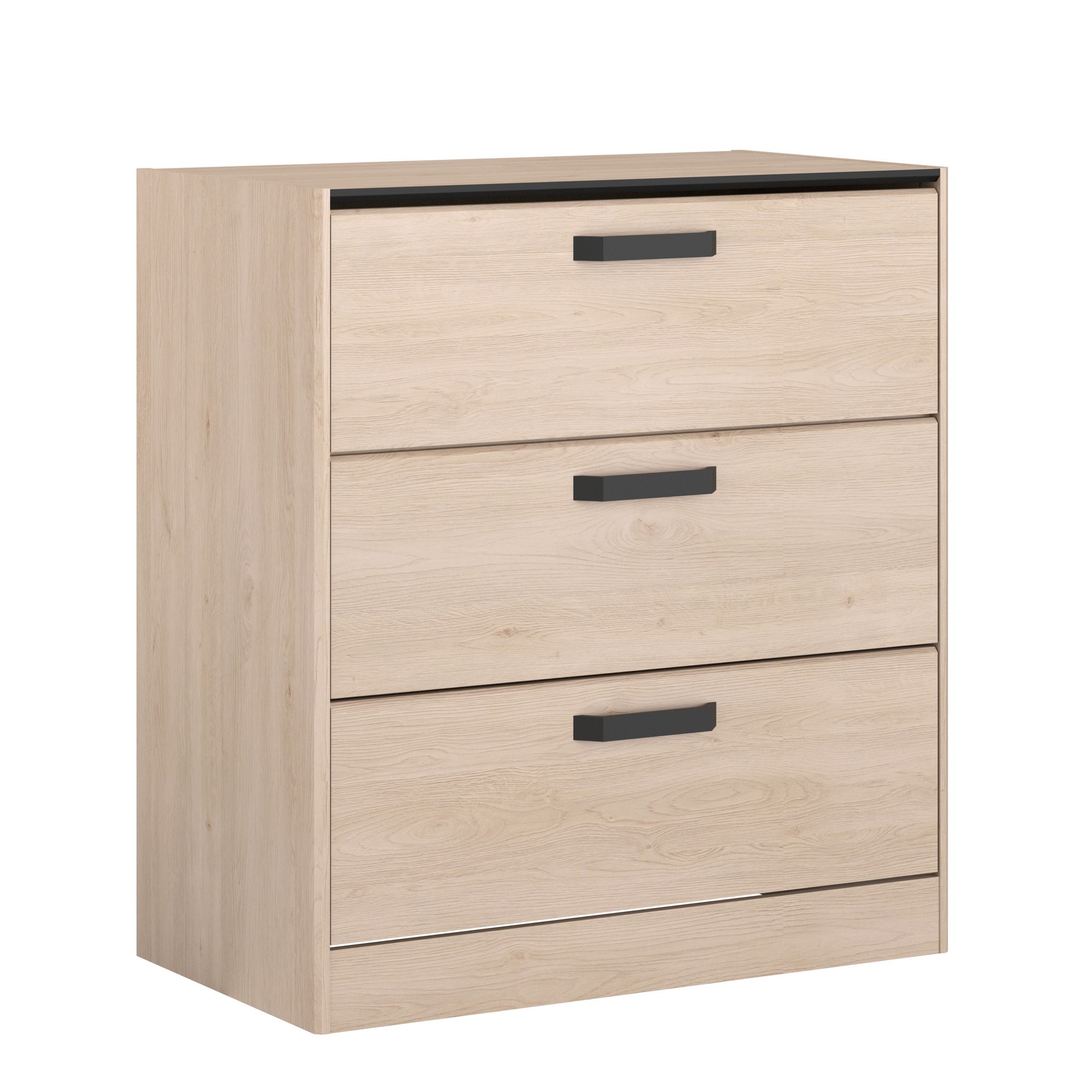 Voir la diapositive 2 : Commode 3 tiroirs L80 cm DOWNTON