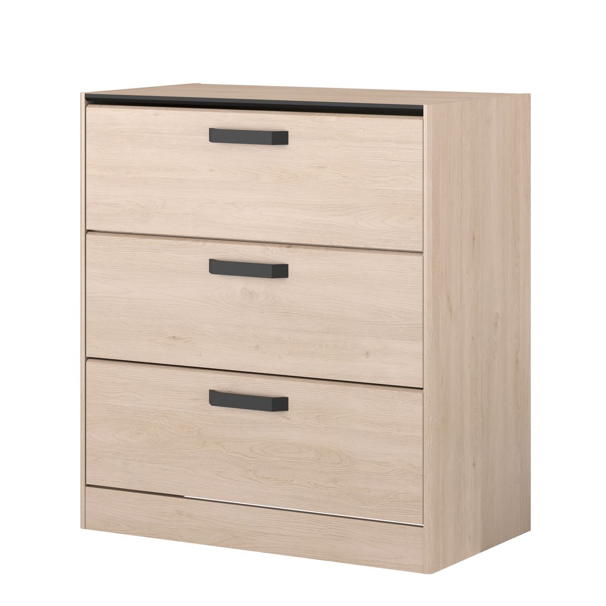 Commode 3 tiroirs L80 cm DOWNTON