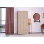 Voir la diapositive 2 : Armoire 2 portes 2 tiroirs L81 cm DAISY