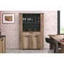 Voir la diapositive 2 : Buffet haut 2 portes, 1 tiroir et 1 étagère L110 cm TORSTEN