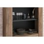 Voir la diapositive 5 : Buffet haut 2 portes, 1 tiroir et 1 étagère L110 cm TORSTEN