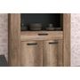Voir la diapositive 6 : Buffet haut 2 portes, 1 tiroir et 1 étagère L110 cm TORSTEN
