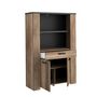 Voir la diapositive 7 : Buffet haut 2 portes, 1 tiroir et 1 étagère L110 cm TORSTEN