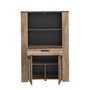 Voir la diapositive 8 : Buffet haut 2 portes, 1 tiroir et 1 étagère L110 cm TORSTEN