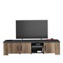 Voir la diapositive 6 : Meuble TV 3 portes 1 étagères L 184cm TORSTEN