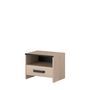Voir la diapositive 3 : Chevet 1 niche 1 tiroir L40 cm DOWNTON