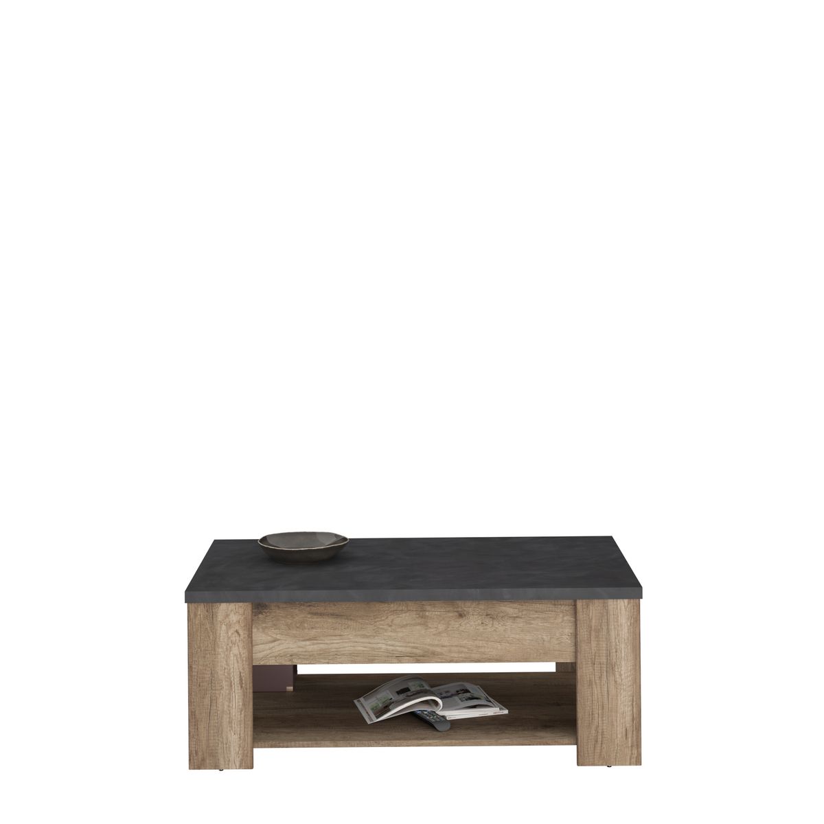 Table basse rectangle L110 cm 1 tiroir TORSTEN