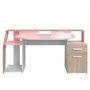Voir la diapositive 12 : Bureau droit 1 tiroir 1 porte L178 cm SILVER