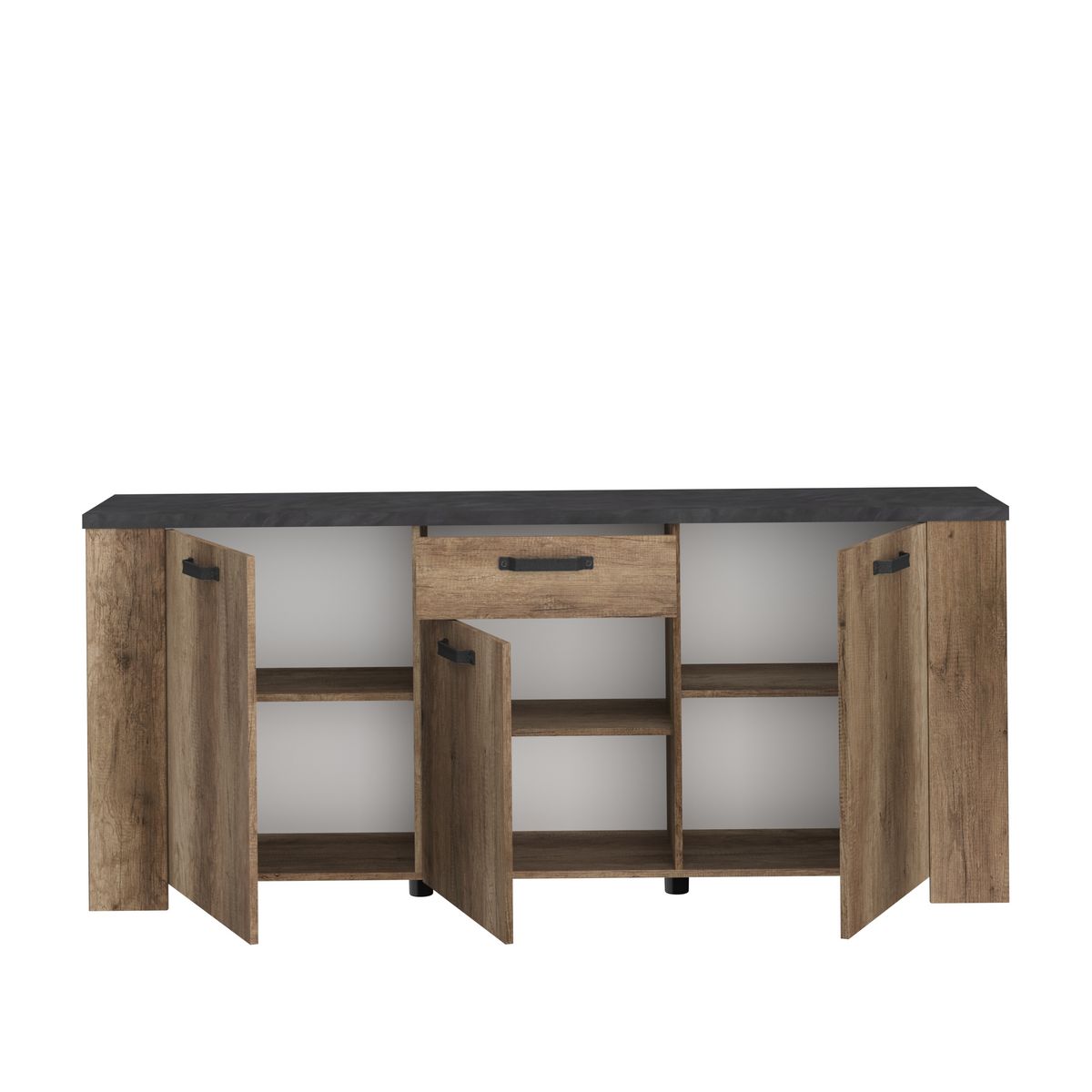 Buffet 3 portes et 1 tiroir L182 cm TORSTEN