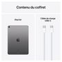 Voir la diapositive 10 : APPLE Tablette tactile iPad Air 11" WIFI+Cellulaire 256Go M2 - Gris sidéral