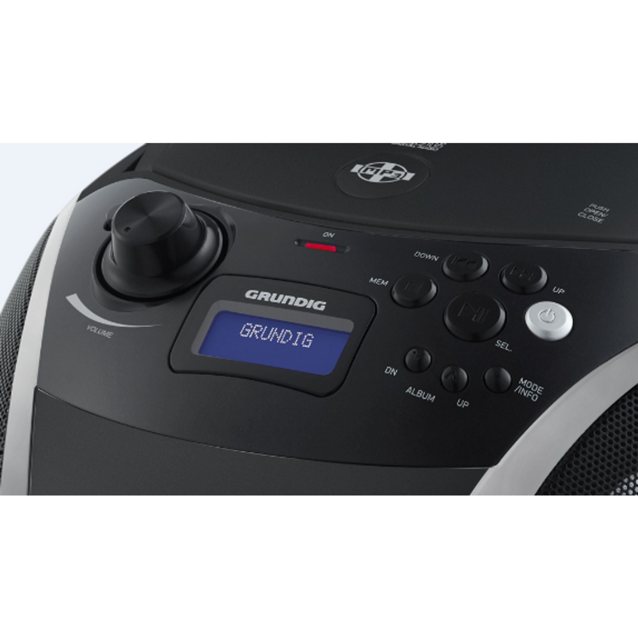 Voir la diapositive 2 : GRUNDIG Radio CD GRB3000BT - Noir