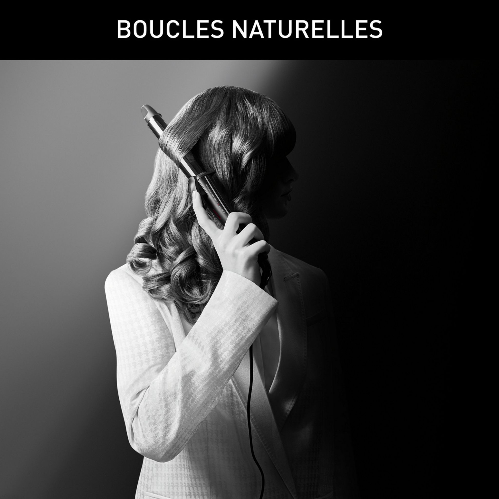 Voir la diapositive 2 : CALOR Fer à boucler Karl Lagerfeld CF321LC0 - Noir