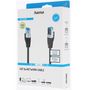 Voir la diapositive 2 : HAMA Câble RJ45 CAT6A 5m - Noir