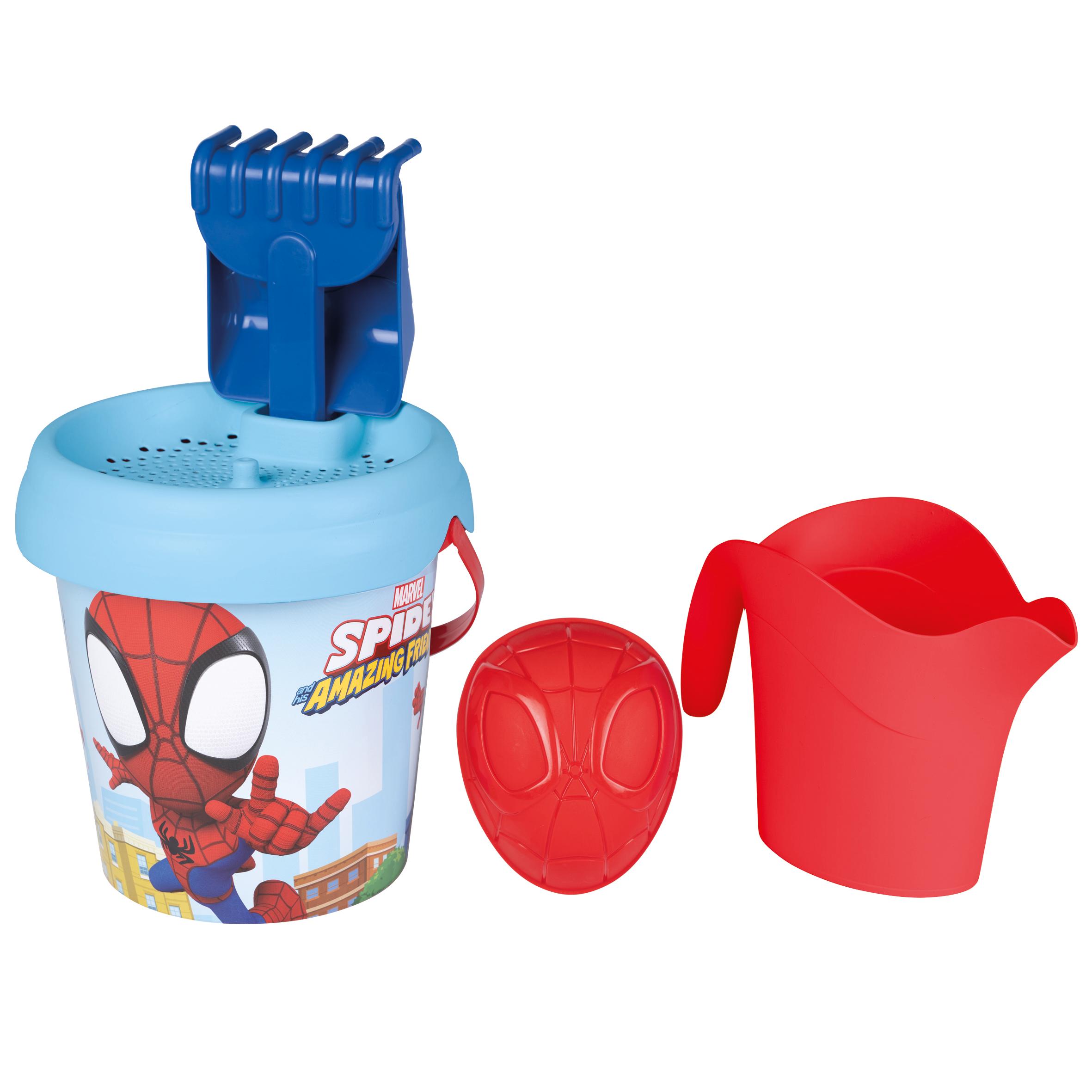 SMOBY Seau garni+ arrosoir Spidey