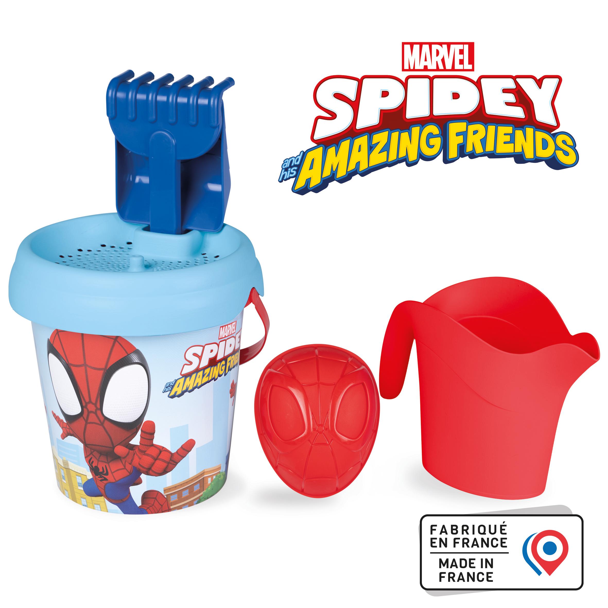 Voir la diapositive 2 : SMOBY Seau garni+ arrosoir Spidey