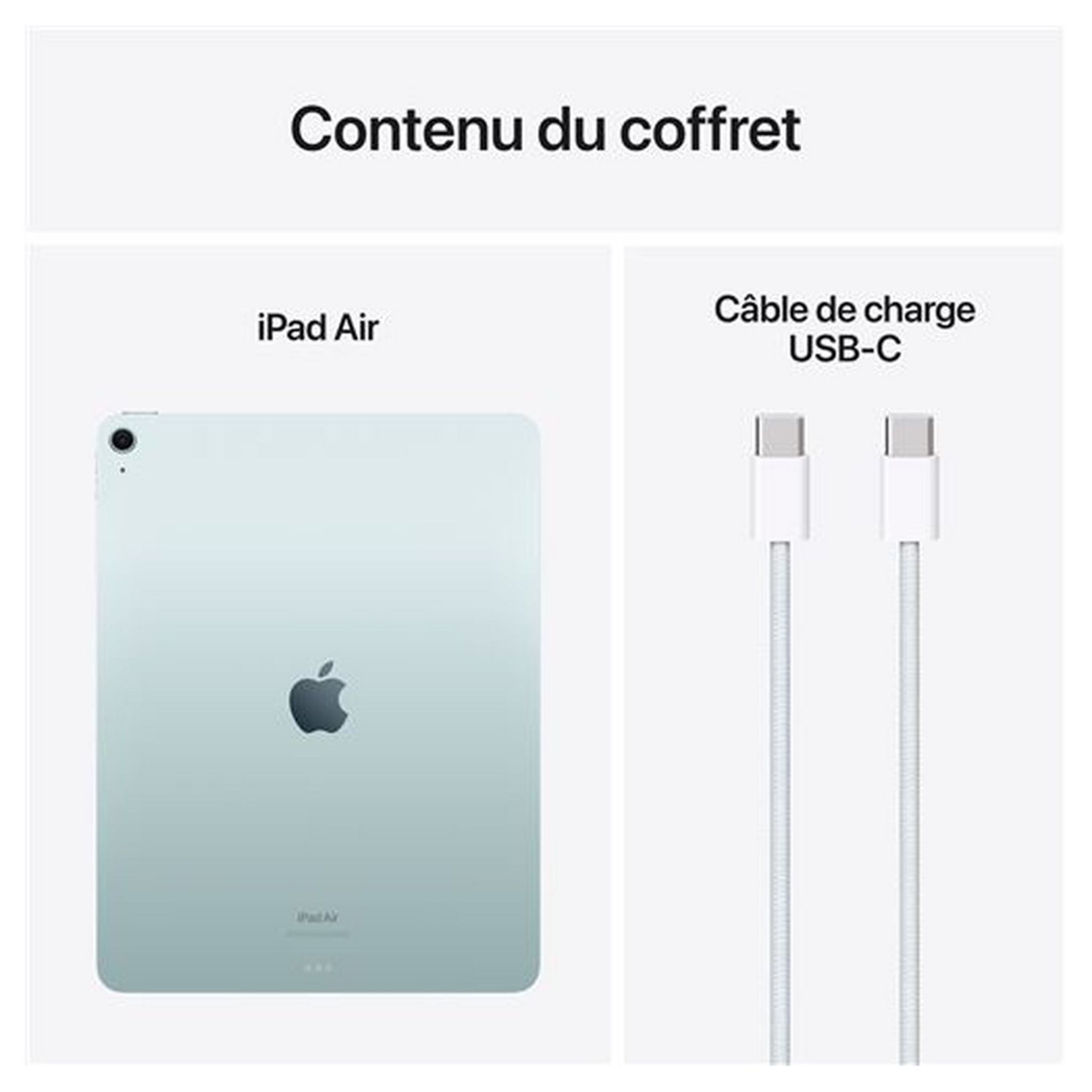 Voir la diapositive 10 : APPLE Tablette tactile iPad Air 13" WIFI 128Go M2 - Bleu