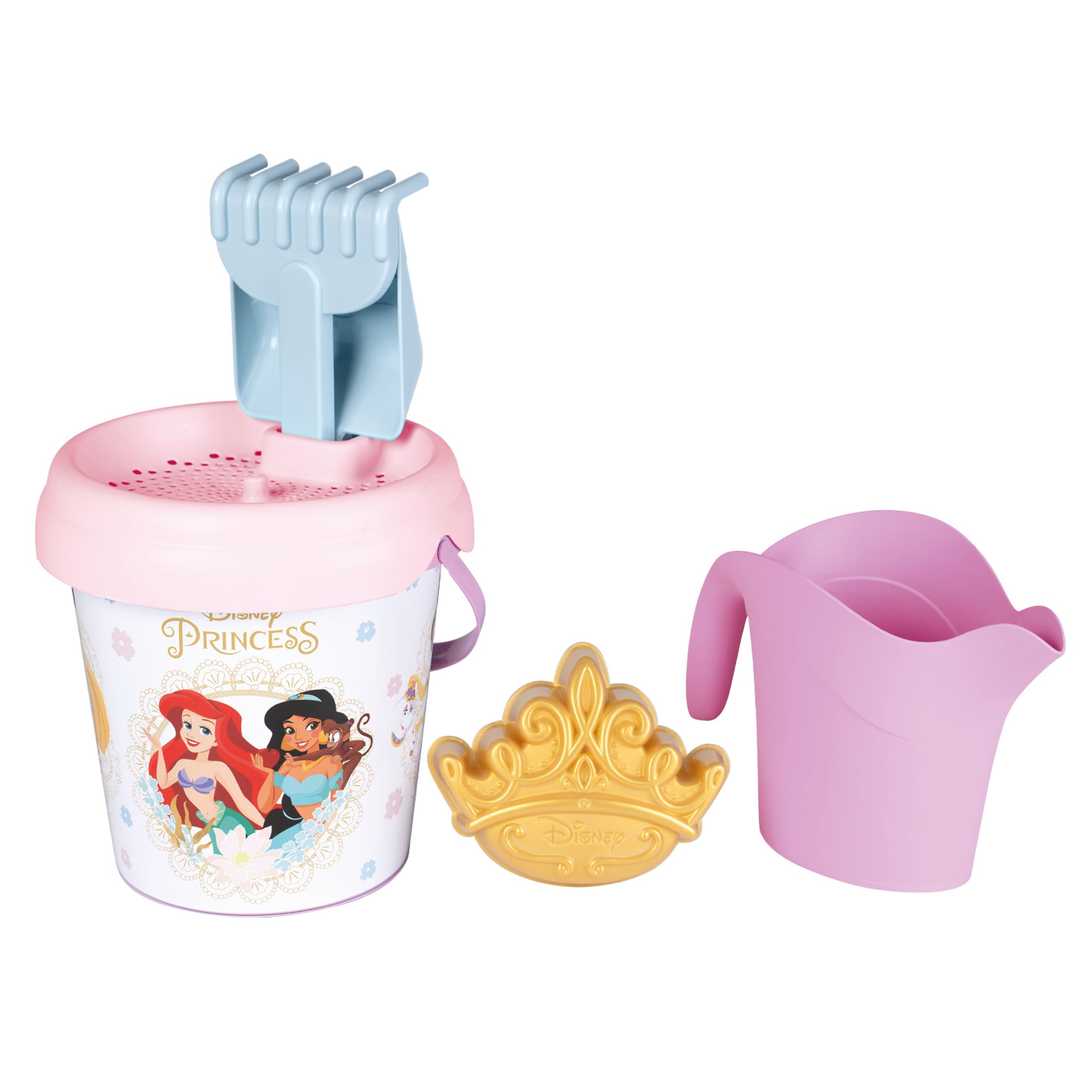 SMOBY Seau garni moyen modèle + Arrosoir Disney Princess