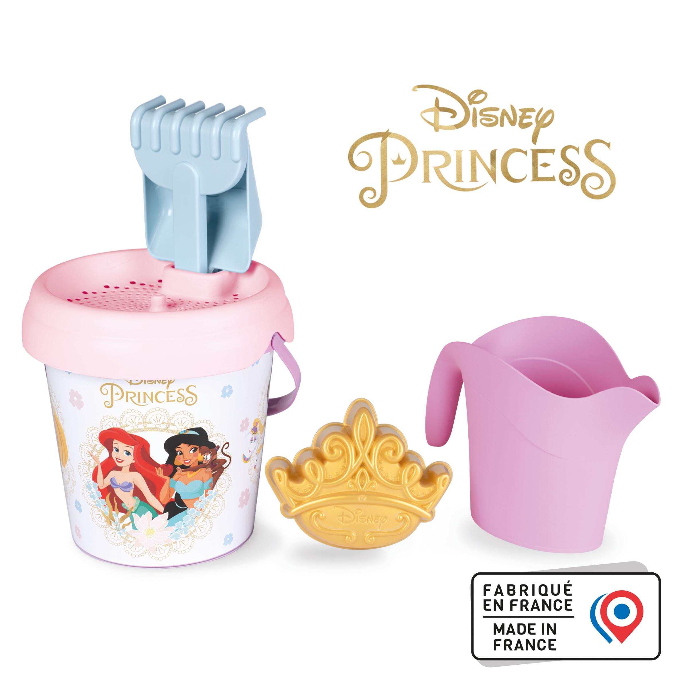 Voir la diapositive 2 : SMOBY Seau garni moyen modèle + Arrosoir Disney Princess